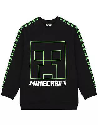 Buy Minecraft Black Sweatshirt (Boys) • 17.99£