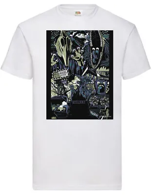 Buy Retro Film Movie Sci Fi Horror Funny Tim Burton T Shirt For Beetlejuice Fans • 5.99£