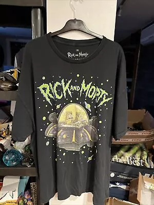 Buy Rick And Morty T-Shirt Official Men’s Size 3Xl Adult Swim Black Official • 9.99£