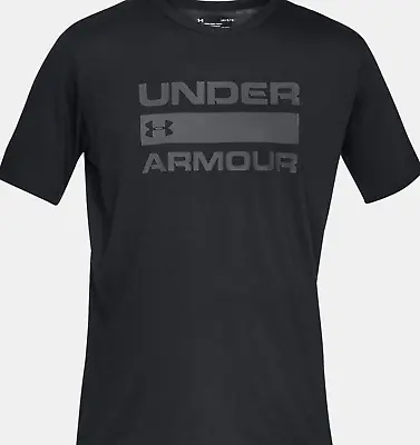 Buy Under Armour Men's UA Team Issue Wordmark Short Sleeve Crew Neck T Shirt Black • 14£