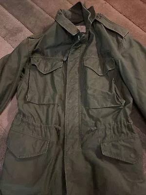 Buy US Army M51 Jacket Men's Small Field Coat Olive Green OG107 Vietnam M-1951 READ • 37.80£
