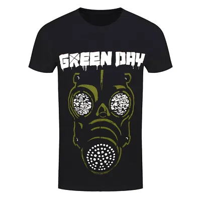 Buy Green Day T-Shirt Gas Mask New Black Official • 14.95£