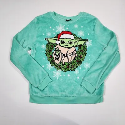 Buy Star Wars Unisex Sweater Sz L (Juniors) Yoda GROGU Ugly Christmas Sweater   • 14.46£