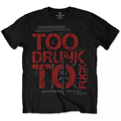Buy Official Licensed - Dead Kennedys - Too Drunk To T Shirt - Punk Rock • 18.99£