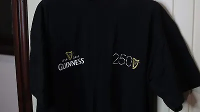 Buy Guiness 250 Years Anniversary T-shirt Large Men’s • 9.99£