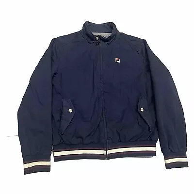 Buy Fila White Line Bomber Varsity Jacket Vintage Y2k Men’s Medium  • 22.95£