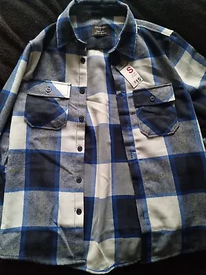 Buy BNWT Mens Oversized Flannel Shirt Small • 8£