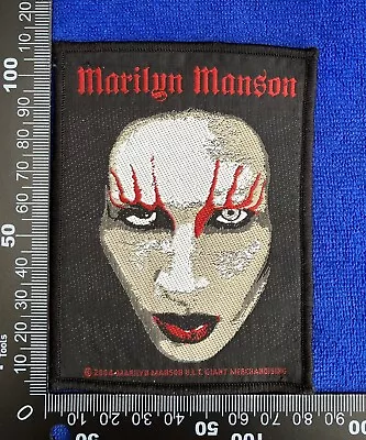 Buy Marilyn Manson - Officially Licensed 2004 - Sew On Patch - Free Postage • 3.99£