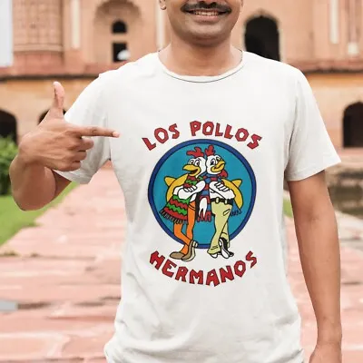 Buy Los Pollos Hermanos T-Shirt - 100% Soft Cotton Inspired From The TV Show • 9.99£