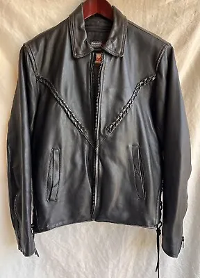 Buy Route 66 VTG Leather Jacket Coat Biker  SZ 12 Zip Out Lining Heavy Motorcycle • 22.05£