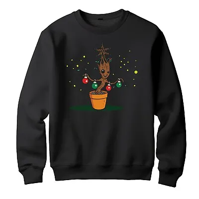 Buy Baby Groot Christmas Tree Ugly Sweater Christmas Festive Sweaters Xmas Jumper • 19.99£