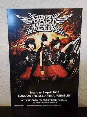 Buy Babymetal - Live At Wembley 2016 Print - Official Merch - RARE • 24.99£