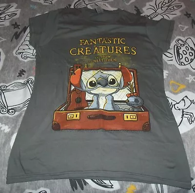 Buy BNWT Stitch T-Shirt Size S By Qwertee  (Fantastic Creatures & How To Meet Them) • 6£