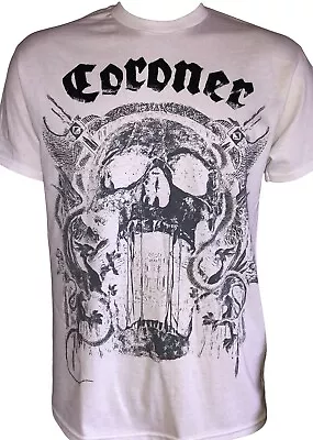 Buy CORONER - Skull - Gildan-Heavy-Cotton-T-Shirt - L / Large - 168560 • 13.82£