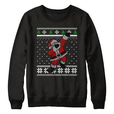 Buy Kids Dabbing Santa Jumper Christmas Sweatshirt Day Boys Cool School Men L156 • 21.95£
