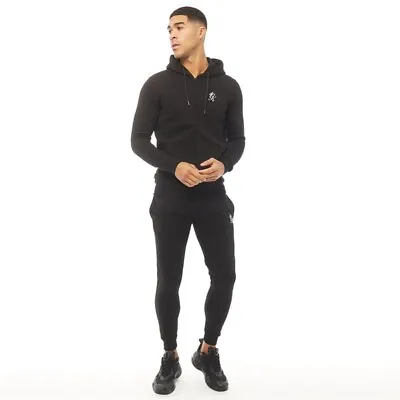 Buy Gym King Mens Basis Full Zip Tracksuit Designer Hoodie Sweatshirt Joggers Bottom • 44.99£