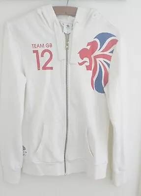 Buy Team GB 2012 Ladies White Zipped  Hoodie Size 14 • 17.50£