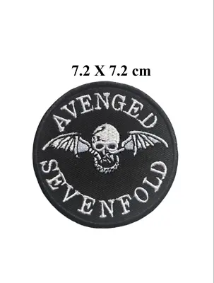 Buy Heavy Metal Music Band Avenged Sevenfold Rock Embroidered Sew Iron On Patch A4 • 3.15£