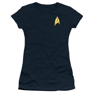 Buy Star Trek Discovery  Command Badge  Women's Adult Or Girl's Junior Babydoll Tee • 32.20£