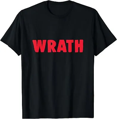 Buy Christian Halloween Seven Deadly Sins Wrath Costume T-Shirt • 11.99£