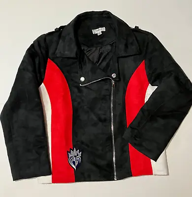 Buy NEW Descendants Evie Shirt/Jacket Zip Up SIZE XL Black, Red & Ivory *Never Worn! • 1.92£