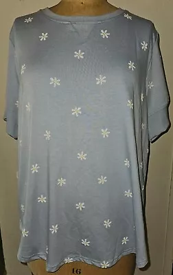Buy 1X Brand New JANE DELANCEY Light Blue Daisy Shirt • 7.55£