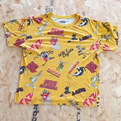 Buy Looney Tunes Graphic T Shirt Yellow Adult Large L Mens Summer • 11.99£
