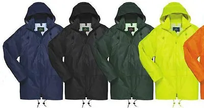Buy Light Weight Waterproof Nylon Rain Jacket Pac A Mac Kagool Hood Coat Walking  • 6.70£