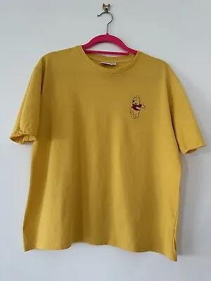 Buy Woman Size Small Winnie The Pooh Yellow T-Shirt From Primark • 4.99£