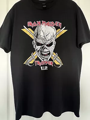 Buy Iron Maiden Official The Future Past World Tour 2023 Trooper VIP L Event T-Shirt • 45£