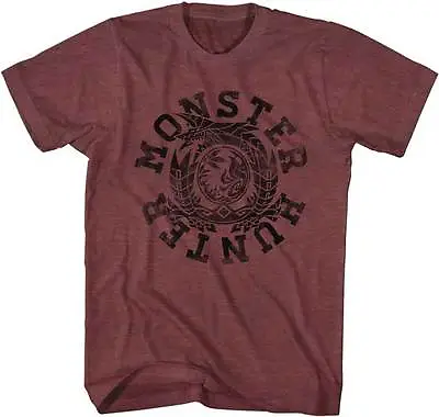Buy Monster Hunter Circle Design Capcom Video Game Men's T Shirt • 39.34£