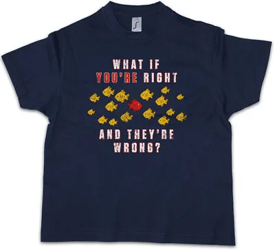Buy WHAT IF YOU?RE RIGHT AND THEY?RE WRONG ? Kids Boys T-Shirt Coen TV Movie Fargo • 18.99£