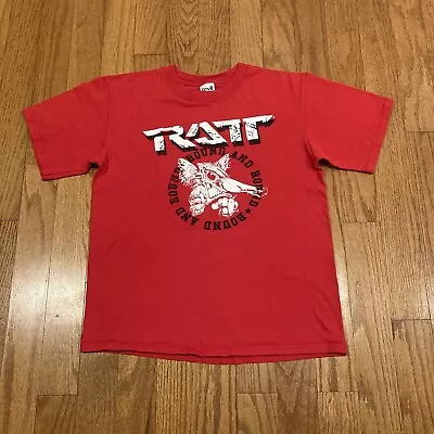 Buy Vintage RATT Band Tee  Round N Round  Back For More T-Shirt Men’s Medium • 30.83£