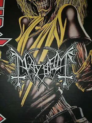 Buy Mayhem Logo Shape Patch Black Metal Gorgoroth Battle Jacket • 8.96£
