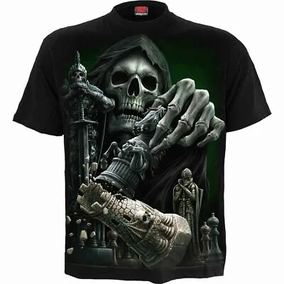 Buy Spiral Direct NEW CHECKMATE T-SHIRT/Goth/Music/Skull/Tattoo/Meta/Candle/Tee/Top • 17.99£