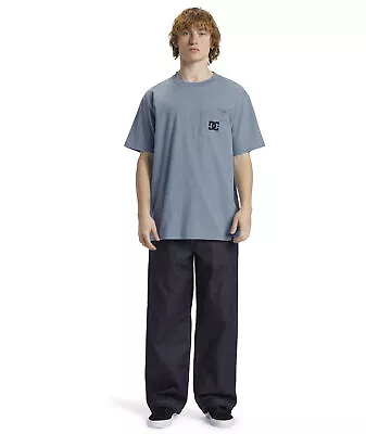 Buy DC Shoes Mens DC Star Pocket Short Sleeve Crew Neck Cotton T-Shirt Top Tee • 24.95£