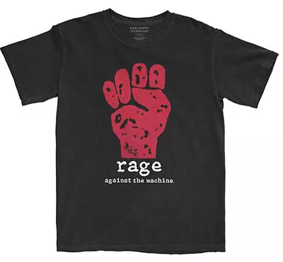 Buy Rage Against The Machine Red Fist Official Tee T-Shirt Mens • 17.13£