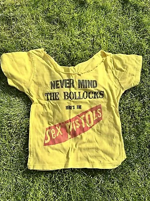 Buy Sex Pistols Tour Cut Off T Shirt Music Punk Festival Wear Crop Cut Down • 9.99£
