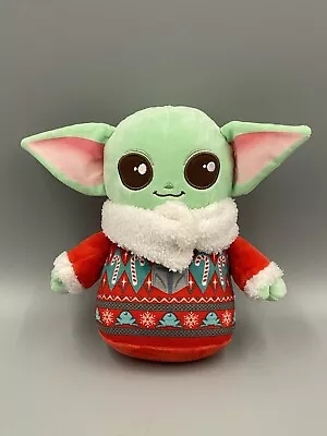 Buy Star Wars Mandalorian Baby Yoda Grogu W/Christmas Sweater Plush 8” Mattel • 10.58£