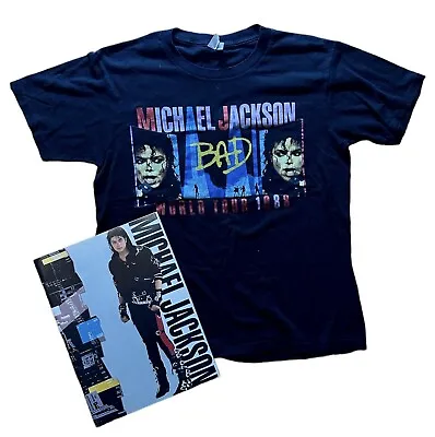 Buy Michael Jackson 1988 Bad Tour Concert Tee Shirt Tour Program Pepsi Presents Lot • 57.91£