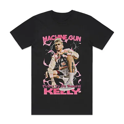 Buy Custom T Shirt Mgk Machine Gun Kelly Music Hip Hop R&b Vintage Tee Artist Pop • 25.06£