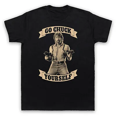 Buy Chuck Norris Unofficial Go Chuck Yourself Funny Parody Mens & Womens T-shirt • 17.99£