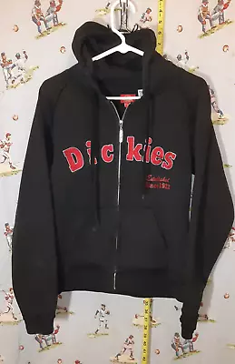 Buy 🔨 Dickies Girl Womens Embroidered Hoodie Sweatshirt Full Zipped Size Medium • 18.30£