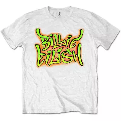 Buy Billie Eilish Kids T-Shirt: Graffiti OFFICIAL NEW  • 15.68£