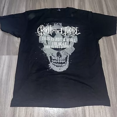 Buy Crown The Empire Band T-Shirt Rare Size XL Tultex  This Is Not A Drill  Black • 19.99£
