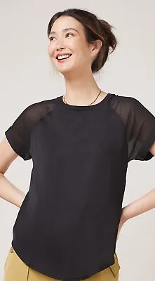 Buy Ladies Raglan Mesh T Shirt Size 14 • 10£