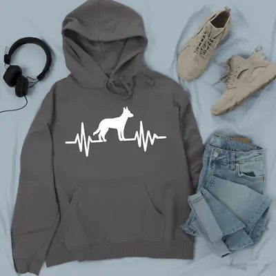 Buy Dog Heart Beat Hoodie Animal Pet Rate Pulse Lovers Funny Retro Novelty Gifts • 16.99£