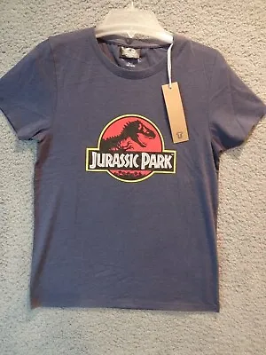 Buy Jurassic Park World Fitted Tee Shirt Large Universal Studios T-Rex T-Shirt NWT • 18£