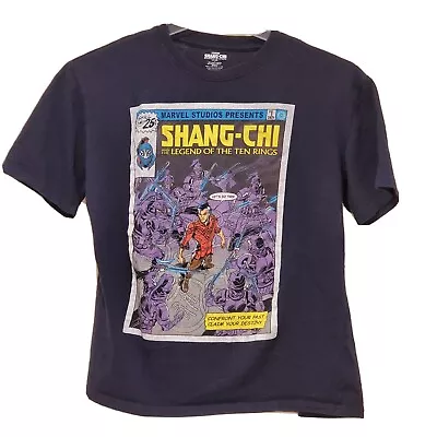 Buy Marvel Shang-Chi And The Legend Of The Ten Rings T-Shirt Boys Large Blue VGUC • 5.47£