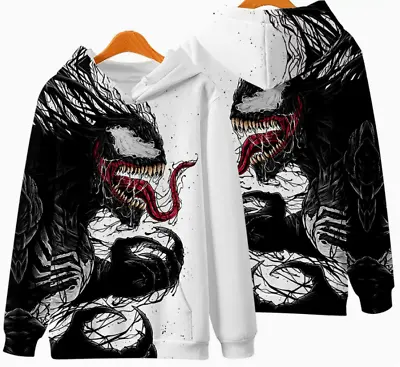 Buy Venom 2 Carnage 3d Printed Hoodies Pullover Male Harajuku Causal Sweatshirt Coat • 28.79£